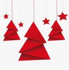 Doblar El Papel Rojo De Arbol De Navidad Origami Christmas Tree Origami Xmas Tree Paper Christmas Tree