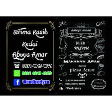 Subtitle cuma bisa buat streaming online bukan download. Daftar Menu Makanan Resto Caffe Kedai Warkop Salon Spa Shopee Indonesia