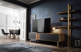 Tv Lowboard Und Regalleiter Max Wood In Wildeiche Massiv
