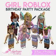 It allows users to program games and play games created by other users. Girl Roblox Birthday Party Package Girl Roblox Party Etsy