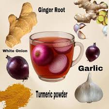 The best tea in the morning and after dinners Garlic 🧄 and turmeric and  onion 🧅 and ginger 🫚 and cinnamon and guava leaf ... 💬👀 Do you want to  understand something