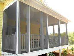 Screen Your Porch In 3 Easy Steps Porch Makeover House With Porch Porch Kits