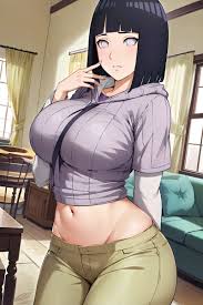 Hyuga Hinata in tight sweater - Rule 34 AI Art
