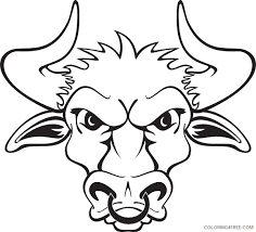 Up to 12,854 coloring pages for free download. Black And White Bull Coloring Pages Bull At Printable Coloring4free Coloring4free Com