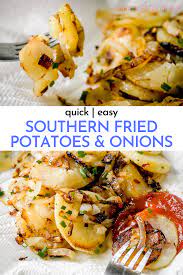 Southern Fried Potatoes And Onions Recipe Chenee Today Recipe Potato Recipes Side Dishes Potato Side Dishes Vegan Side Dishes