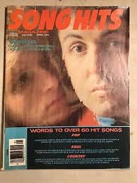 SONG HITS MAGAZINE APRIL 1976 WINGS