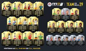 ↘↘ daily fifa 17 content ↙↙ subscribe here! Fifa 17 Team Of The Week 29 Fifplay