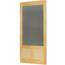 Kimberly Bay 32 In X 80 In Elmwood Natural Pine Screen Door Dsael32 The Home Depot In 2020 Screen Door Doors Fiberglass Screen