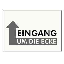 Kupalara layıksın sen şanlı galatasaray. Hinweisschild Eingang Um Die Ecke Mit Pfeil A4 Schilder Online Kaufen