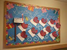 February Valentine S Day Board Bulletin Boards Valentines Day Valentines