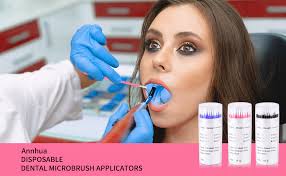 Dental Laboratory Disposable Dental Articulators Disposable Micro Brush  Applicator 100pcs Pack Micro Swabs For Eyelashes