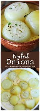 When the oil is hot, add the onions, sprinkle them with the salt, and cook until the onions soften and wilt, about 3 minutes. Boiled Onions Whole Onions Simmered Until Fork Tender Surrounded In A Simple Milk And Butter Broth This Simple Cl Diy Food Recipes Recipes Diy Easy Recipes
