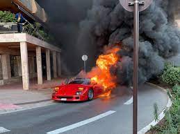 Maybe you would like to learn more about one of these? Nooooooooooooooooo Rare Ferrari F40 Price 1 Million Bursts Into Flames In Monte Carlo Is Lost Forever National Post