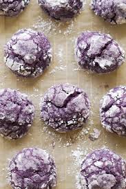 Ube Crinkle Cookies Filipino Purple Yam Cookies Hungry Huy Recipe Crinkle Cookies Crinkle Cookies Recipe Crinkles Recipe