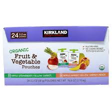A wide variety of vegan fruit snacks options are available to you, such as taste, feature, and processing type. Kirkland Signature Organic Fruit And Veggie Pouch 3 2 Oz 24 Count Costco