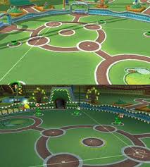 Talking to plant life, such as flowers and hedges and being able to use warp pipes. Mario Super Sluggers Steam Games