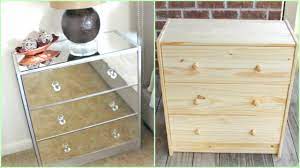 And the chest of drawers can be used to house shoes, books , bags or any other knick knack stuff. Diy Mirrored Nightstands Ikea Hack Youtube