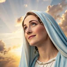 Mosaico del rostro de la Virgen