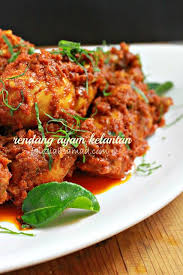 Fauziahsamad Com Rendang Ayam Kelantan Tanpa Kerisik Resep Ayam Resep Makanan Memasak