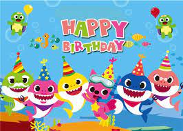Birthday Baby Shark Wallpapers Top Free Birthday Baby Shark Backgrounds Wallpaperaccess