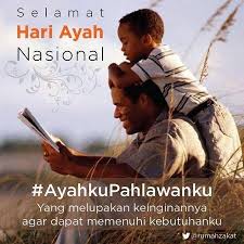 Peringatan father's day atau hari ayah sedunia ditujukan untuk menghormati bapak dan kontribusi ayah dalam masyarakat, baik ayah kandung, ayah tiri, ayah angkat, kakek, dan kakek buyut. Selamat Hari Ayah Sedunia Blognyafitri Part Ii