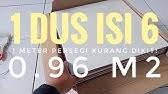 Sekeping keramik berukuran 40 cm x 40 cm memiliki luas permukaan 1.600 senti meter persegi atau 0.16 meter persegi. 1 Dus Keramik Isi Berapa Meter Persegi M2 Keramik Hitung Keramik Isi Keramik Youtube