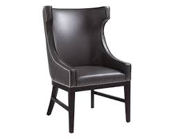 Sunpan Modern Home Kashmir Chair 30408 Chair Wingback Chair Leather Dining Chairs