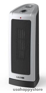 Lasko Ceramic Tower Heater Oscillating Portable 16 Inch Floor Stand Home Winter Tower Heater Space Heater Lasko