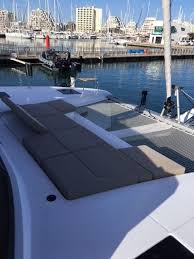 Deck Sun Lounge Fountaine Pajot New 42 Exclusive Pictures From The 2018 International Boat Show In La Grande Motte Sailing Catamaran Catamaran Pictures
