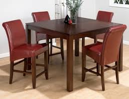 Enjoy free shipping on most. Carlsbad Cherry 5 Piece Pub Table Set With Red Chairs 888 53 Pub Tables Pub Sets