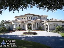 Our team will carefully guide you through the entire home building. The Audrey Front Exterior By Tampa Custom Home Builder Alvarez Homes 813 701 3299 Beautiful Roof And Mediterranean Homes Luxury Homes Dream Houses Mansions