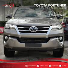 Karena kecerobohan pengemudi tersebut, empat orang mengalami luka serius. Used Cars Bunut 2017 Toyota Fortuner Monthly Bibd Govt Facebook
