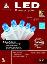 70 Count Led Blue Dome Icicle Lights At Menards Icicle Lights Lights Led