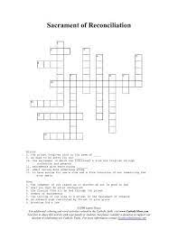 The best free online crossword is brand new, every day. Reconciliation Crossword Puzzle Catholic Mom