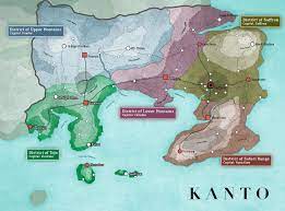 Gunma, tochigi, ibaraki, saitama, tokyo, chiba and kanagawa. Map Of Kanto As A Real Country Pokemon