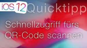 Apple users can scan a qr code with their iphone, ipad or ipod if it has a working camera. Ios 12 Schnellzugriff Zum Scannnen Von Qr Codes Im Kontrollzentrum