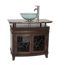 Buy products such as 30 in. Adelina 36 Inch Vessel Sink Bathroom Vanity Medium Brown Mahogany Finish