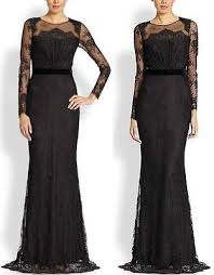Pin By Marchesa On Marchesa Notte Long Sleeve Lace Gown Cocktail Dress Lace Long Sleeve Gown Dresses