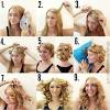 Curl your hair with a hair straightener if you want waves. 1