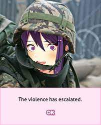 The violence has escalated 398 views. The Violence Has Escalated Alternate Version Ddlc