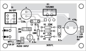 Maybe you would like to learn more about one of these? 3w 6w Audio Amplifier Using Tda2003 Detailed Circuit Available