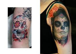 Danny darwin learns that his new tattoo might be more than just a tattoo. Schulter Mexikanischer Totenkopf Tattoo Von Darwin Enriquez