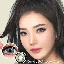 Promo Softlens Baby Color Candy Rainbow Gray (Abu-abu)