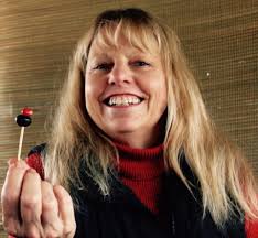 Our friend, Janel Sara, with a cherry 'on top.'