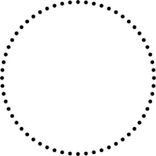 Creating Dotted Lines That Are Actually Circles Circle Outline Circle Diy Journal