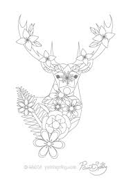 Free printable coloring pages for adults. 30 Best Ideas For Coloring Buck Coloring Pages Deer For Adults