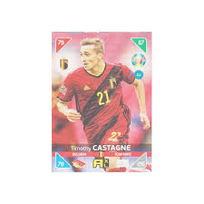 Timothy castagne (born 5 december 1995) is a belgian professional footballer who plays for premier league club leicester city and the belgian national team. Oferta Trading Card Timothy Castagne Belgica Panini Uefa Euro 2020 Adrenalyn Xl 2021 Kick Off