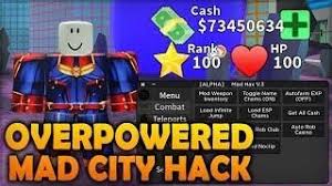 Best place to find all the updated roblox hacks/exploits & cheats that are working and virus free! Overpowered Mad City Hack Unlimited Money Xp Instant Teleports More 4 11 19 City Hacks Roblox Hacks Videos