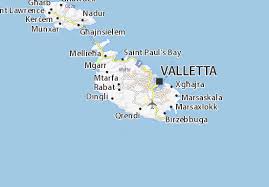 Malta is a small country that lies at the centre of the mediterranean, in europe. Michelin ZebbuÄ¡ Malta Map Viamichelin