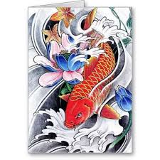 Good Luck Japanese Prosperity Koi Fish Tattoo Koi Fish Drawing Koi Tattoo Design Koi Fish Tattoo